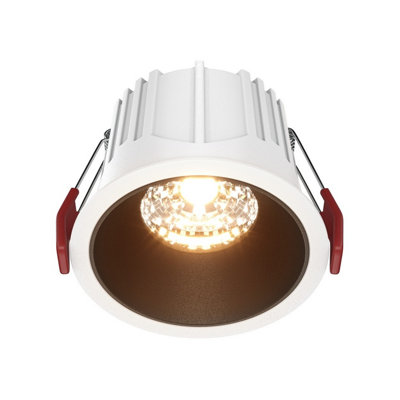 Luminosa Lighting Luminosa Alfa Led Round Recessed Downlight White And Black 2700K 750Lm from B&Q