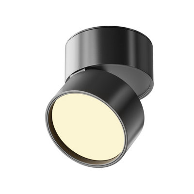 Luminosa Lighting Luminosa Onda Surface Mounted Downlight Black 2700K 700Lm from B&Q