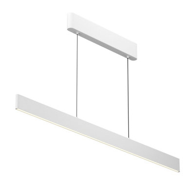 Luminosa Lighting Luminosa Euphoria Bar Pendant Ceiling Light Dimmable White from B&Q