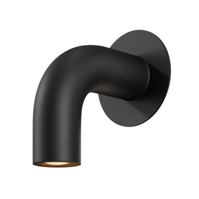 Luminosa Lighting Luminosa Sleek Outdoor Modern Wall Lamp Graphite 3000K 150Lm Ip65 from B&Q