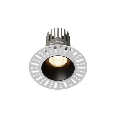 Luminosa Lighting Luminosa Dip Led Recessed Wall Lamp Black 3000K from B&Q