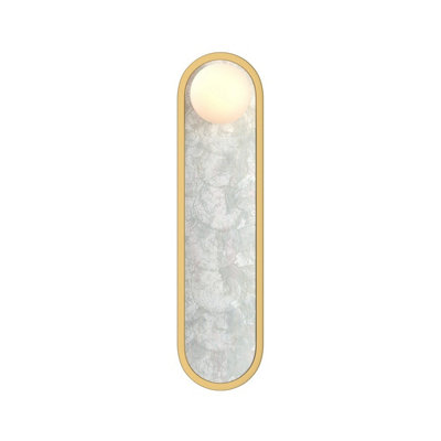 Luminosa Lighting Luminosa Blink Led Wall Lamp Brass from B&Q