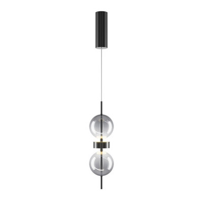 Luminosa Lighting Luminosa Double Moon Led Pendant Ceiling Light Black 3000K from B&Q