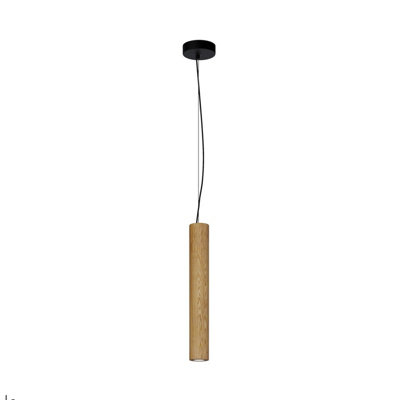 Luminosa Lighting Luminosa Basic Texture Led Slim Pendant Ceiling Light Black 2700-3000-4000K from B&Q