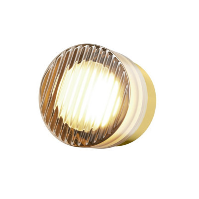 Luminosa Lighting Luminosa Olo Led Wall Lamp Brass 2700-3000-4000K from B&Q