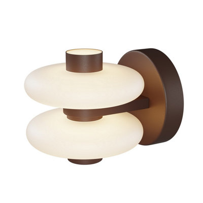 Luminosa Lighting Luminosa Nuvem Led Wall Lamp Brown 3000K Dimmable from B&Q