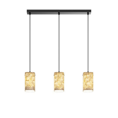 Luminosa Lighting Luminosa Maris Bar Pendant Ceiling Light Black E14 from B&Q