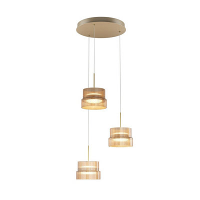 Luminosa Lighting Luminosa Scala Led Cluster Pendant Ceiling Light Bronze 3000K Dimmable from B&Q