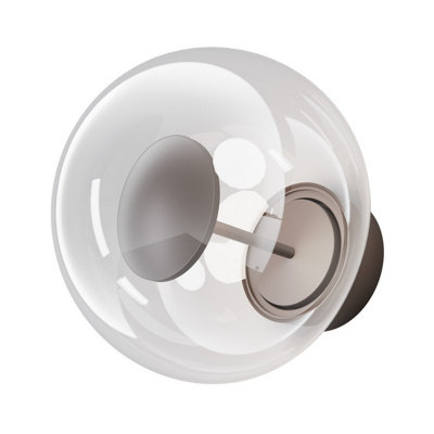 Luminosa Lighting Luminosa Velora Led Globe Wall Lights Brown 3000K Ip54 from B&Q
