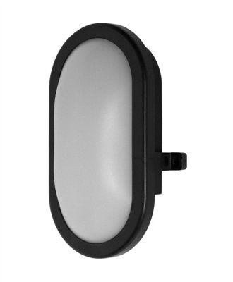 B&Q -  Led Bulkhead Wall Light Black 11W 4000K