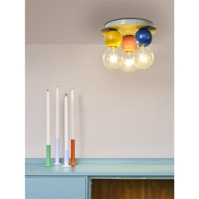 Osram Decor Bubble Ceiling Light 3Xe27 Multicolour Max 3X15W Led Modern Indoor from B&Q