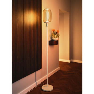 Osram Decor Stick Tall Floor Lamp E27 Beige Natural Modern Standing Light from B&Q