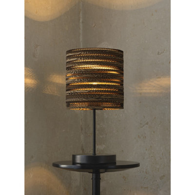Osram Decor Cardboard Cylinder Table Lamp E27 Brown Eco Style Bedside Light from B&Q