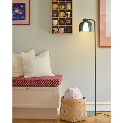 Osram Decor Corolle Floor Lamp E27 Green Modern Designer Standing Light from B&Q