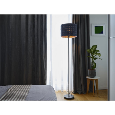 Osram Decor Felt Weaving Floor Lamp E27 Dark Grey Modern Standing Light from B&Q