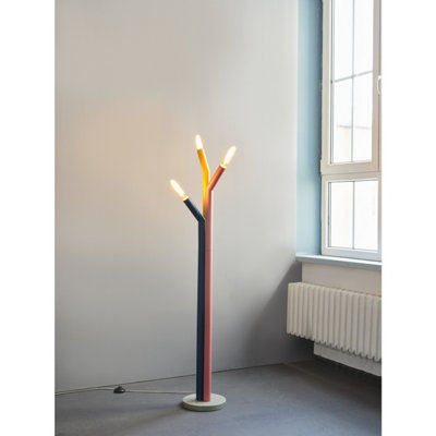 Osram Decor Straw Floor Lamp 3 X E27 Multi-Colour Boho Standing Tall Light from B&Q