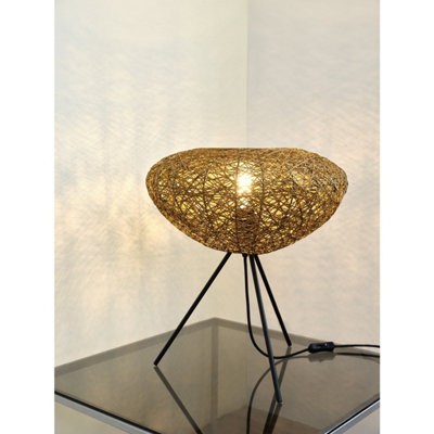 Osram Decor Paper Drop Table Lamp E27 Beige Modern Scandi Bedside Light from B&Q