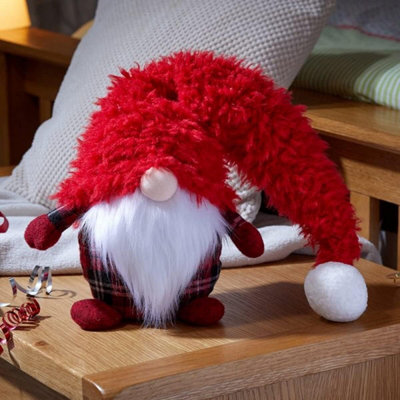40cm Christmas Red Santa Gonk- Free-Standing Soft Touch Plush Santa Gonk - Best Gift Xmas Gonk - 3
