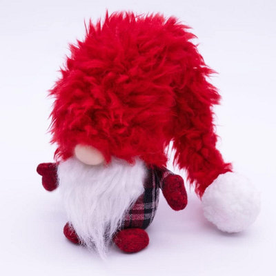 40cm Christmas Red Santa Gonk- Free-Standing Soft Touch Plush Santa Gonk - Best Gift Xmas Gonk - 4