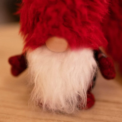 40cm Christmas Red Santa Gonk- Free-Standing Soft Touch Plush Santa Gonk - Best Gift Xmas Gonk - 5