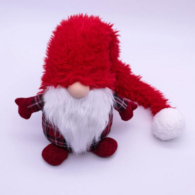 40cm Christmas Red Santa Gonk- Free-Standing Soft Touch Plush Santa Gonk - Best Gift Xmas Gonk - 7