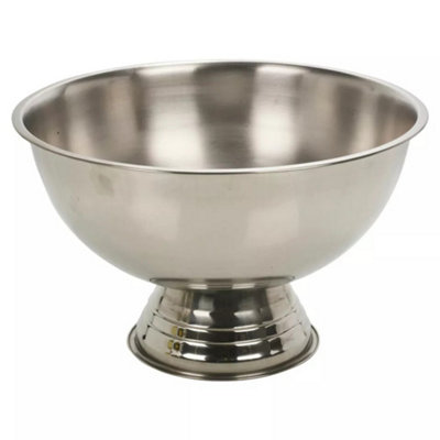 Seau à Champagne Design Élégant En Acier Inoxydable 40 Cm – Refroidisseur De Bouteilles Et Pièce Décorative