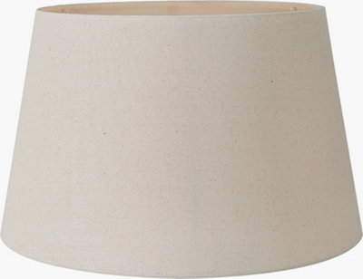 40cm Cream Cotton Tapered Table Lampshade Drum Floor Lamp Shade