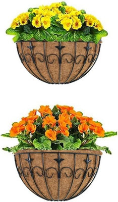 40CM Delux Hayrack Metal Wall Basket Planter