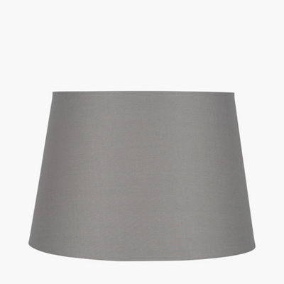 40cm Grey Tapered Poly Cotton Lampshade Cone Modern Floor Lamp Shades