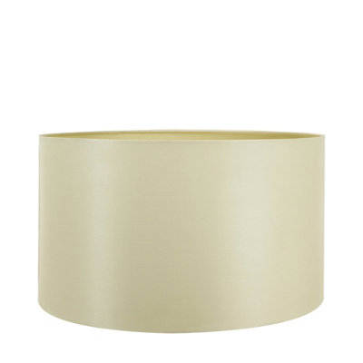 40cm Ivory Silk Cylinder Table Lampshade Drum Floor Lampshade