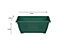 40cm Small Plastic Venetian Window Box Trough Planter Pot Green Colour