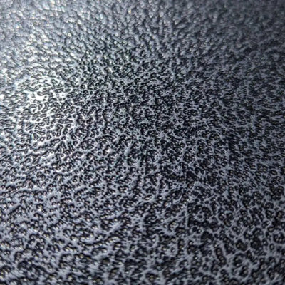 40cm Zinc Silver & Black Textured Square Planter - 5