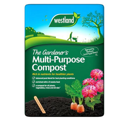 40L Multi-Purpose Compost Gardening Soil for Indoor & Outdoor Planting ...