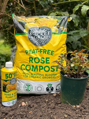 40L Peat-Free Rose Compost, Multi-Purpose Compost, Premium Natural ...