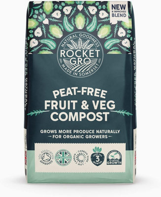 40LPeat-Free Fruit & Vegetable Compost, Multi-Purpose Compost, Premium ...