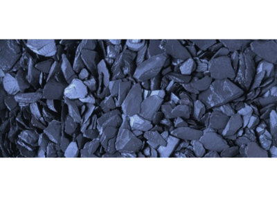 40mm Blue Slate Aggregate Bulk Bag - 850 kg - L100 x W100 x H80 cm