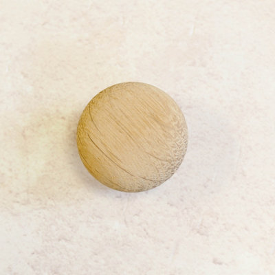 40mm Diameter Sanded Birch Cabinet Knob