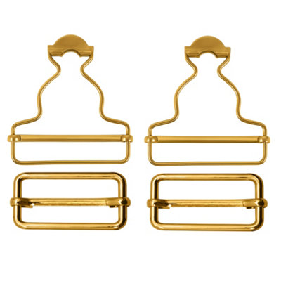 40mm Dungarre Buckle with Slider Buckle, Metal Bib Overalls Brace ...