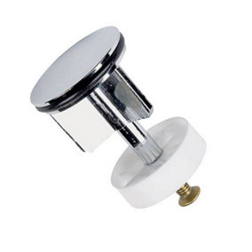 40mm Heavy Chrome Plated Basin Sink Waste Pop Up Plug Replacement Brass Metal