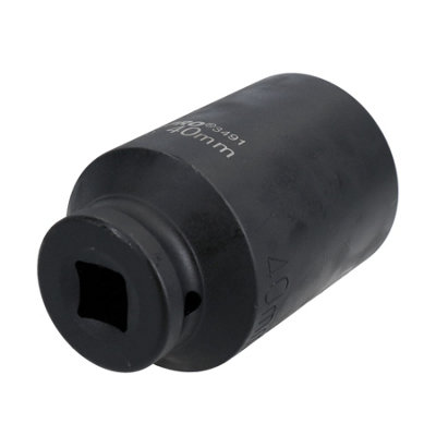 40mm Metric 1/2" Drive Deep Rear Hub Axle Nut Socket 6 Sided Single-Hex