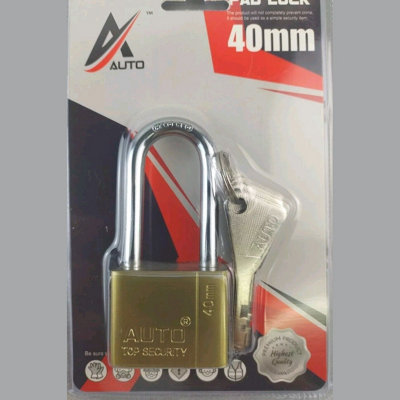 40mm Padlock Heavy Duty Padlocks with 4 Keys High Security