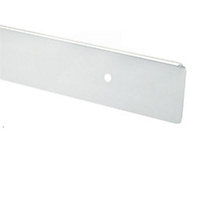 40mm Polished Silver Worktop End Cap Joint Strip 81242