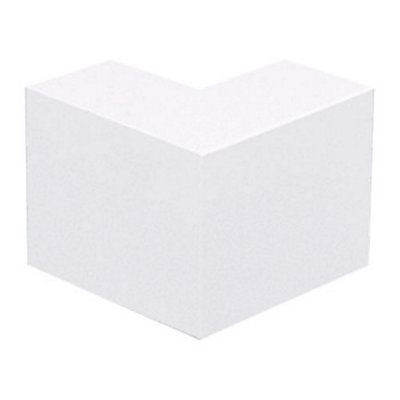 40mm x 16mm External Angle,  White