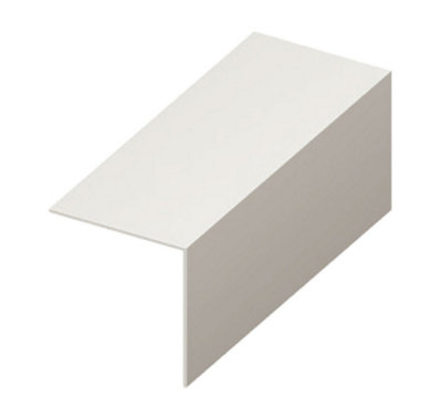 40mm x 40mm Rigid Angle in White- 5m