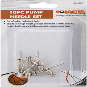 40Pc Pump Needle Set Football Pump Ball Needle Air Pin Adapter Valve Basketball