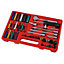 40pc Standard & Deep Socket Tool Set 1/4" Drive Extension T Bar (Neilsen CT0911)