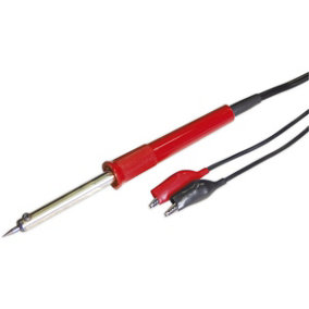 40W / 12V Low Voltage Soldering Iron - Ultra-Slim Grip & 1.5m DC Battery Clips