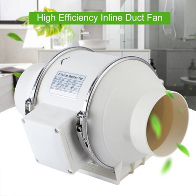 40W High-Efficiency Inline Duct Fan for Bathroom and Kitchen ...