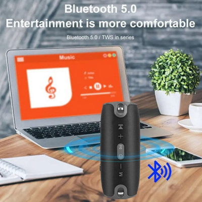 Portable Wireless Bluetooth Speaker, 40W (60W Peak) Loud Sound IPX7 Waterproof Speakers, 32H Playtime, Outdoor Speaker, Rich Bass, BT 5.0, TWS Pairing, Built-in Mic, For Party, Pool, Beach, Gifts - Foto 13