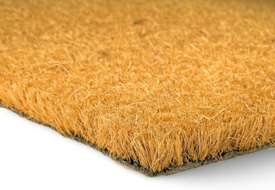 40x 60 cm Coir Matting Heavy Duty Natural Coconut Fibre Entrance Mat ...